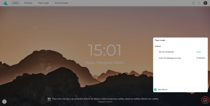 Get started with nooa_Create post it_6.1