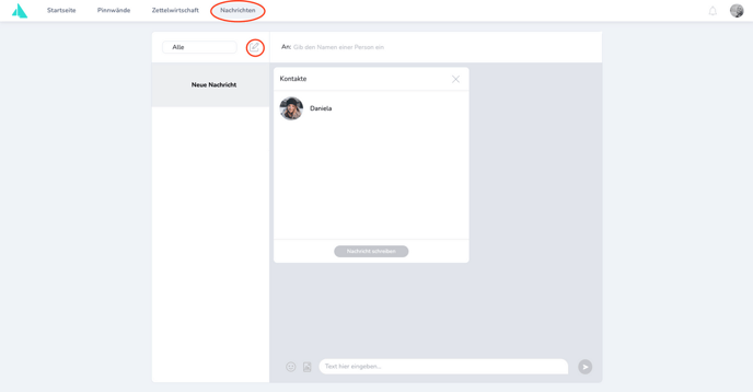 Loslegen mit nooa_Direktnachricht senden_1