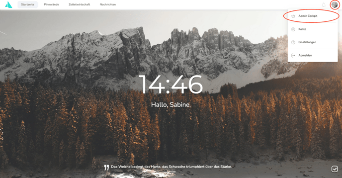 Loslegen mit nooa_Nutzer anlegen_1