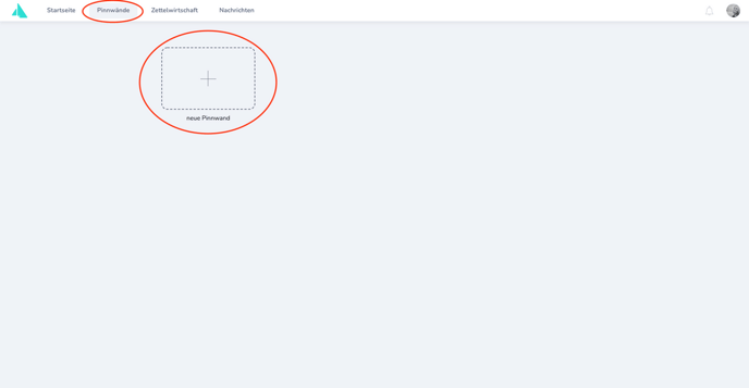 Navigation_Wie erstelle ich eine neue Pinnwand