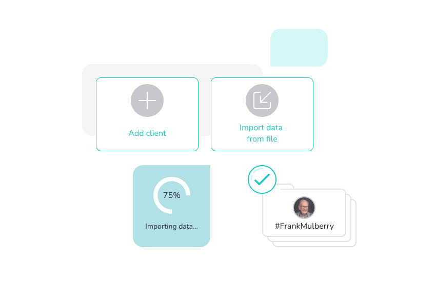 Easily create and sync client profiles