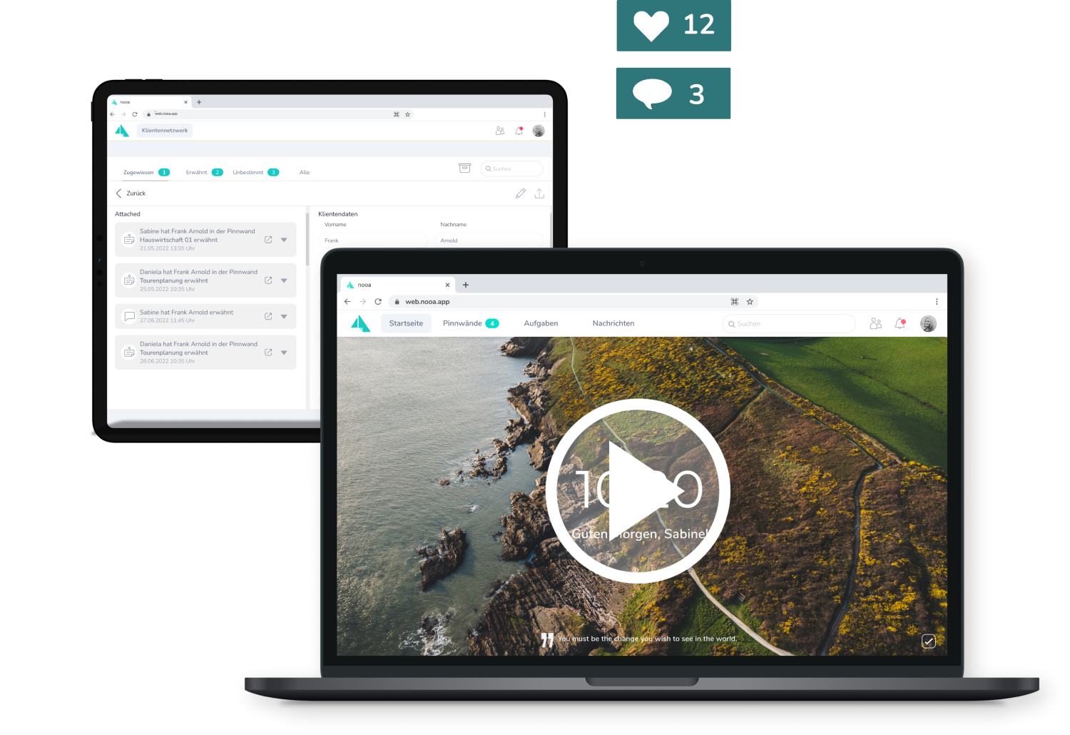 Eine Demo von nooa in Aktion ansehen